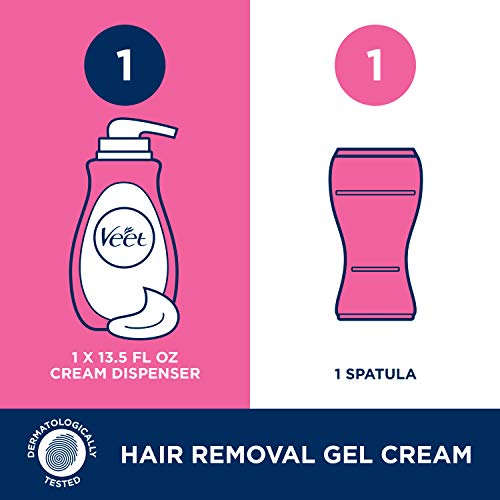 Hair Removal Cream Â€“ Veet Silk And Fresh Technology Legs & Body Gel Cream Hair Remover, Sensitive Formula With Aloe Vera And Vitamin E, Pump Bottle, 13.5 Fl Oz (Pack Of 2) #TOP2