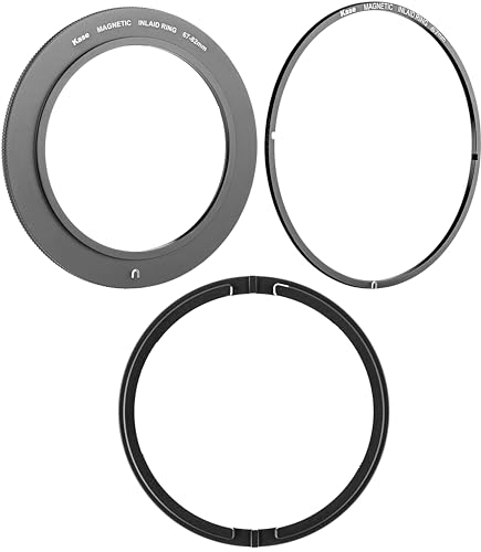Kase Revolution 3 Piece Kit: 67mm Inlaid Adapter + 67mm to 82mm Magnetic Step Ring + 3D Installation/Removal Tool