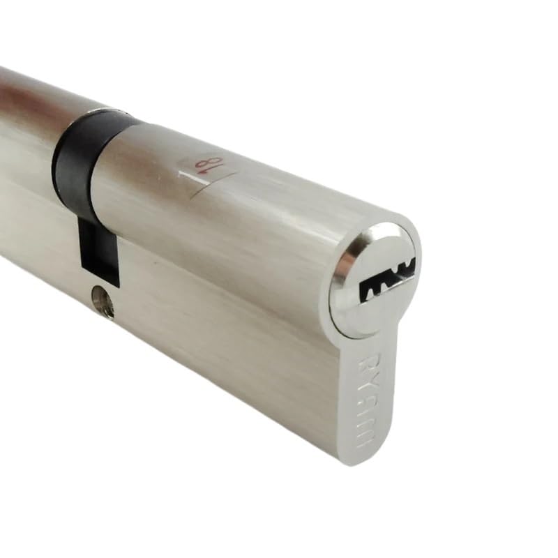 Bombin Cerradura Seguridad 1 Uds 55 60 70 80 90 100 110 120mm cilindro cerradura for salón manija personalizada llave de latón doble cerradura abierta puerta ventana seguridad Bombin Cerradura(SLY-90(
