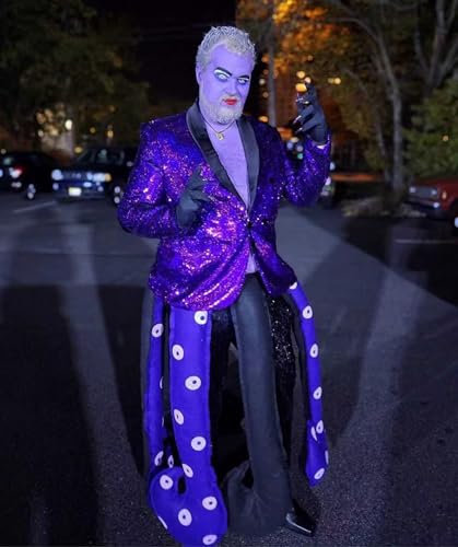 Seuquin Double Breasted Blazer Men Shawl Lapel Shiny Mens Suit Jacket Glitter Blazer for Party Prom Tuxedo Wedding4