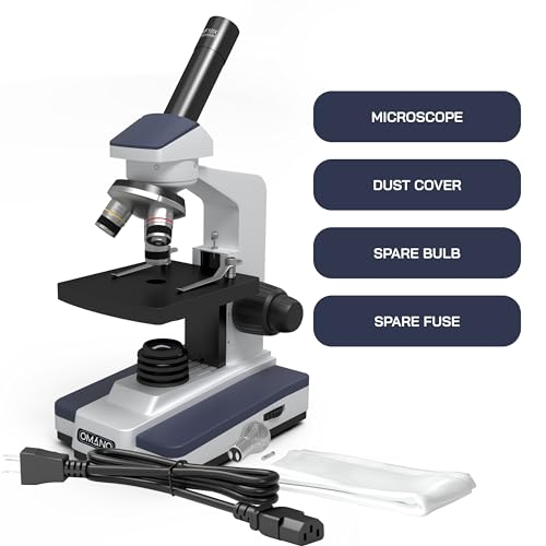 Buy Omano Discovery Professional Microscope Set for College Students ...