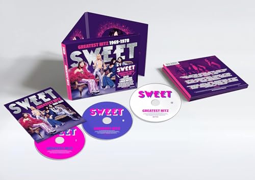 Image of Sweet, Neues Album 2022, Full Circle, Greatest Hitz!the Best of Sweet 1969-1978, Limited Dfeifach-CD, 3 CD