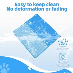   Dog-Cooling-Mat-Pet-Sleeping-Pad-Washable-Bed-Crate-Mat-Ice-Silk-Cooling-Mat-for-Extra-Large-Dogs-Cats-Kids-and-AdultsNon-SlipFoldable-40-x-28-Inches