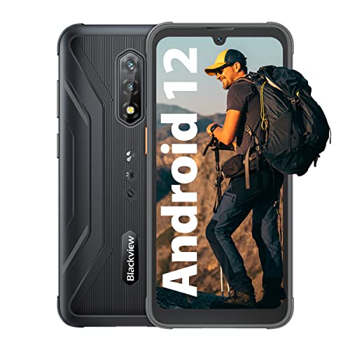 Blackview BV5200 Pro Téléphone Portable Incassable (2023), 7Go+64Go(SD-1TO) Octa-Core Android 12 Smartphone(Étanche/Anti-Chute), Écran 6,1' HD+, 13MP+8MP, 5180mAh, NFC/OTG/Face ID/GPS/4G Dual SIM