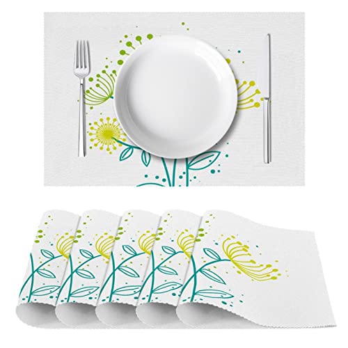 Set de table résistant à la chaleur lavable en machine pour cuisine - 3