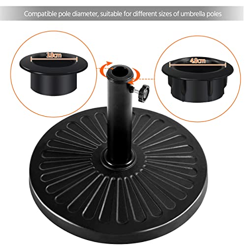 image for Yaheetech 17.5'' Antiqued Patio Umbrella Base 22-lbs Outdoor Heavy Dut