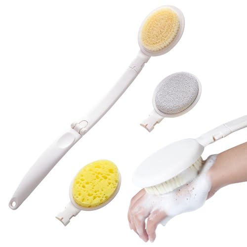 SVCEQZE �V�����[�p�̒����n���h���X�N���u�u���V�A�{�f�B�̃V�����[�u���V | �o�X�X�N���o�[�|�[�^�u���N�����W���O�u���V,�y�ʃo�b�N���[�V�����A�v���P�[�^�[�V�����[�𗁂т��l�̏����j���̂��߂̊p��������