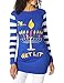 Blizzard Bay Women's Llamahah, Oh Llamakah Chanukah Ugly Christmas Sweater