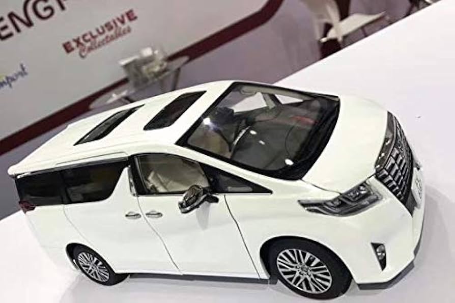 Amazon | Keng Fai 1/18 トヨタ アルファード ホワイト 開閉 Toyota
