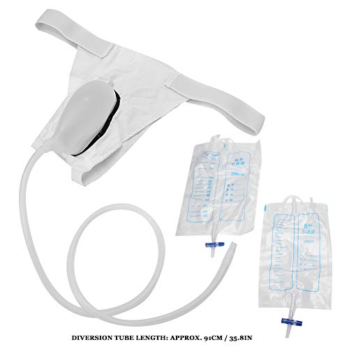 Urine Collection Bag, Reusable Silicone Urinal For Men Elderly Bedridden Patients Male Urine Collection Bag For Men #TOP5
