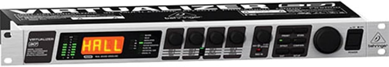 Behringer VIRTUALIZER 3D FX2000 High-Performance 3D Multi-Engine Effects Processor, Silver and Black