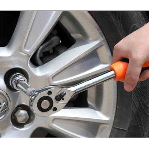 Jogo de Soquete com Maleta e Chave Catraca 46 Peças - Kit de Chaves Fenda, Phillips, Sextavado, Alle