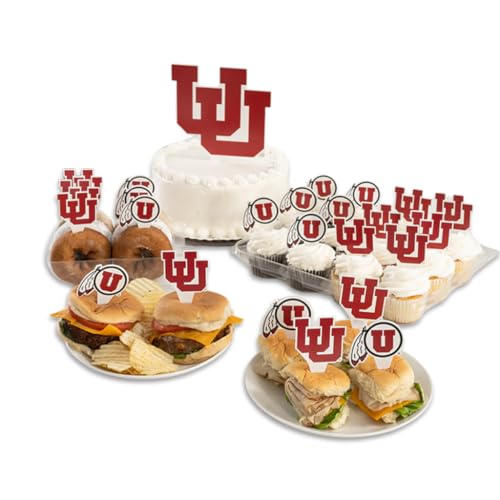 Desert Cactus University of Utah UU Utes Food Picks, Cupcake