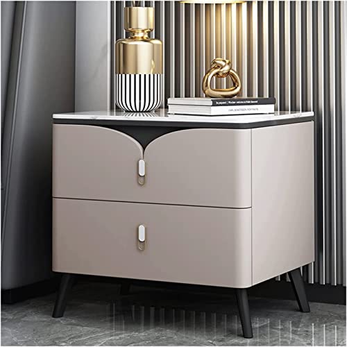 Table de chevet petite dimension LiChA ND meuble d'appoint en ardoise pour lit de chambre