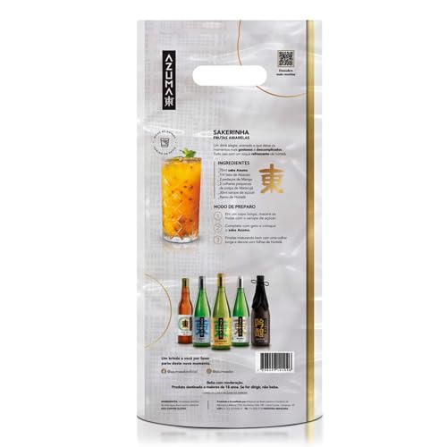 Saquê Azuma Dourado Sake Seco 740ml + Copo de Acrílico