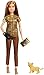  Barbie Photojournalist Doll, Brunette with Lion Cub, Camera and Magazine Cover, Inspired by National Geographic for Kids 3 Years to 7 Years Old