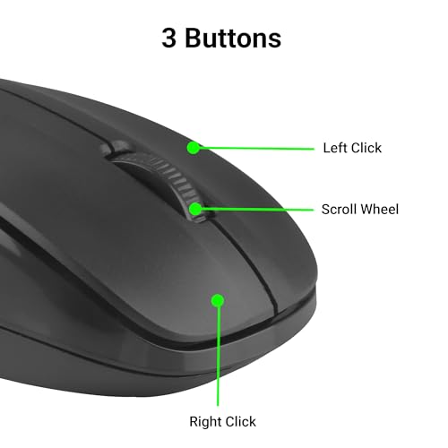 Zebronics Zeb-Companion 107 USB Wireless Keyboard and Mouse Set with Nano Receiver (Black) - Image 6