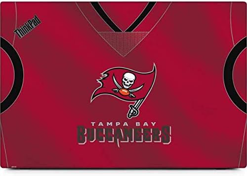 Skinit Decal Laptop Skin Compatible with Thinkpad X1 Carbon (6th Gen 2018) - Officially Licensed NFL Tampa Bay Buccaneers Team Jersey Design