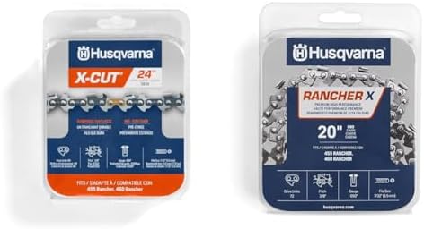 Husqvarna X-Cut Sägekette H80-84 – Für 61 Cm Schienen, Meißelgeschnitten & Vibrationsarm