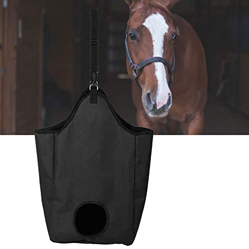 Zerodis Bolsa de feno para alimentação lenta, bolsa de feno para alimentação de cavalo de tecido Oxf