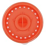 Tnfeeon Separatore Di Uova Per Panettieri Domestici, Divisore Tuorlo E Bianco Può Contenere 6 Tuorli, Strumento Da Compatto 5,1x5,1x2,8 Pollici Ideale Per Conservare Torte Meringhe (arancione scuro