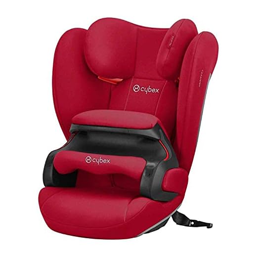 CYBEX Silver Bilbarnstol Pallas B-Fix, För bilar med eller utan ISOFIX, Grupp 1/2/3 (9-36 kg), Från ca 9 månader till 12 år, Dynamic Red
