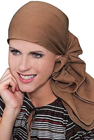 Oversized Solid Cotton Head Scarves for Chemotherapy