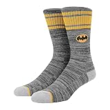 Bioworld Batman Logo Men's Black Athletic Crew Socks