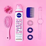 NIVEA Trockenshampoo Fresh & Mild (200 ml), extra mildes Trockenshampoo Spray für mittlere Haartöne mit angenehmem Duft, Trockenhaarshampoo für sofortige Frische