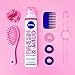 NIVEA Trockenshampoo Fresh & Mild (200 ml), extra mildes Trockenshampoo Spray für mittlere Haartöne mit angenehmem Duft, Trockenhaarshampoo für sofortige Frische