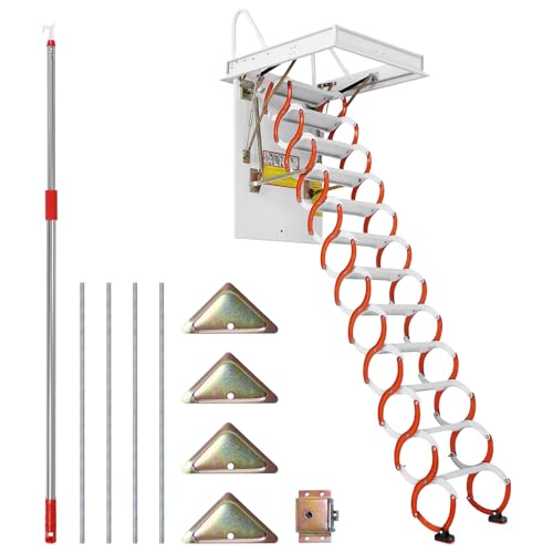 12-Step Wall Mounted Attic Ladder