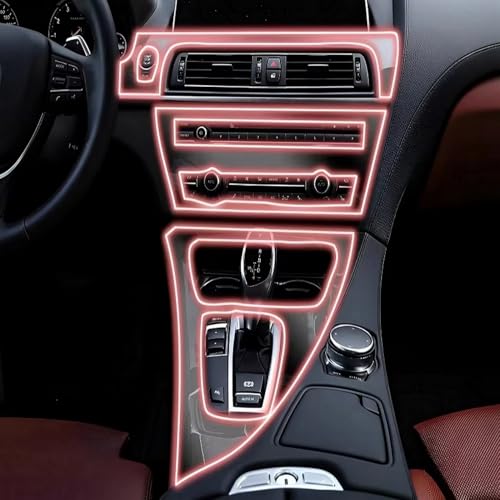 Film protection TPU tableau de bord BMW Série 6 2014-2017 anti-rayures haute transparence style A