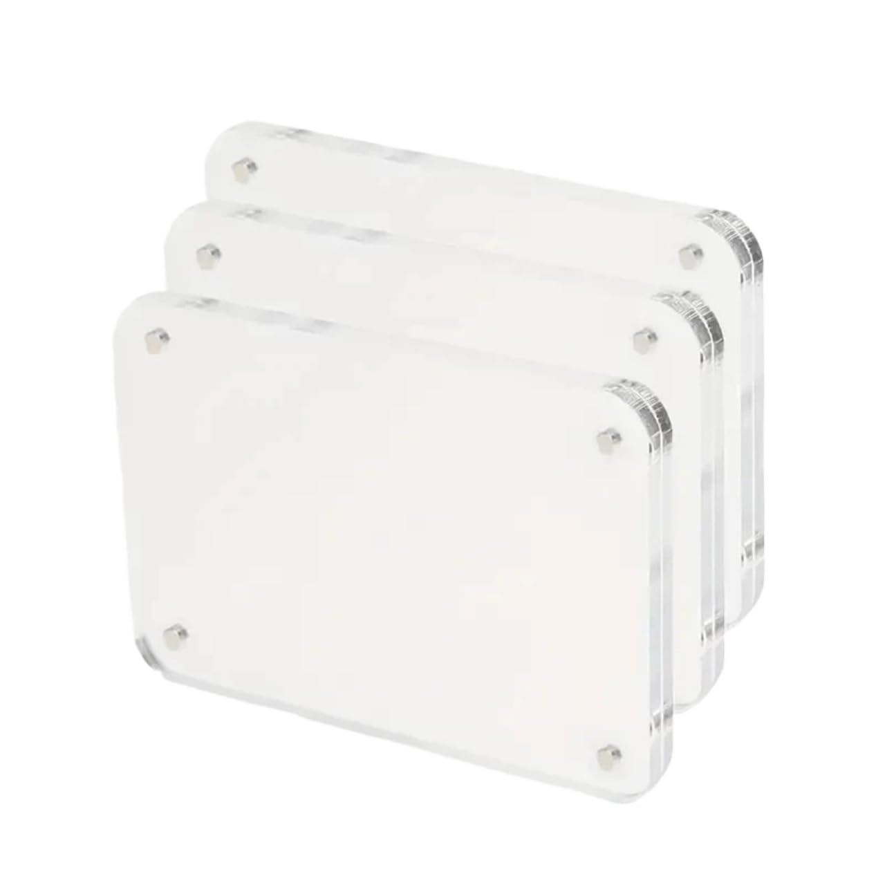Magnetic photo frame, 3pcs Mini Picture Magnets Double Sided Wallet Size Fridge For Displaying Paintings,Photographs