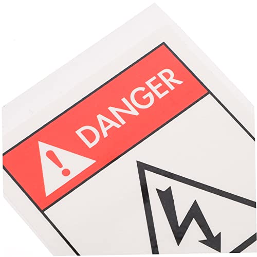FUNOMOCYA 6 Peças De Sinais De Alerta De Máquinas Adesivos De Zona De Perigo Logotipo Adesivos De Se