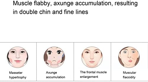 V Face Massager, Electric Face Lifting V-Face Shaping Slimming Neck Tightening Device Double Chin Removal Skin Lifting Machine for Shaggy Skin with 3 Gears Adjustment(black)