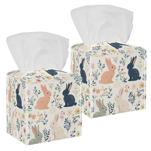 Boîte à mouchoirs en cuir pour comptoir de coiffeuse et table de salon