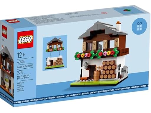 LEGO 40594 Houses of the World 3 - Suiza Edición Limitada Homenaje a la Arquitectura Suiza 12 + 278 piezas combinadas con 40583 (América del Sur) y 40590 (África del Norte) | Ya disponible en tu tienda friki favorita! En mundofriki.es!