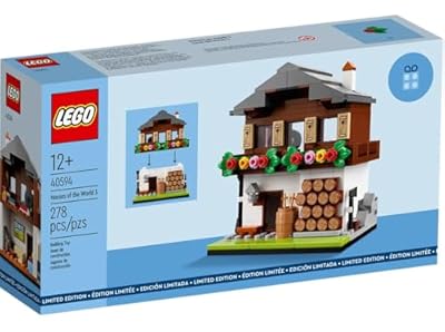 LEGO 40594 Houses of the World 3 - Suiza Edición Limitada Homenaje a la Arquitectura Suiza 12 + 278 piezas combinadas con 40583 (América del Sur) y 40590 (África del Norte) | Ya disponible en tu tienda friki favorita! En mundofriki.es!