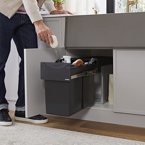 Botton II Organizador de Basura 30 L Negro miniatura 2