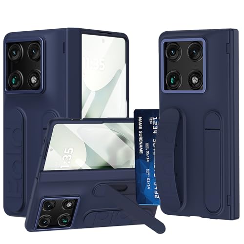 YQODSZ ���g���[�� Razr �t�H�[���h�P�[�X �L�b�N�X�^���h�t���t�B���K�[�X�g���b�v �����E�H���b�g�J�[�h�z���_�[ �t�����g�X�N���[���v���e�N�^�[ �I�[�����E���h�q���W�ی� �n���h�O���b�v�J�o�[ �X�����P�[�X Moto Razr Fold 2026