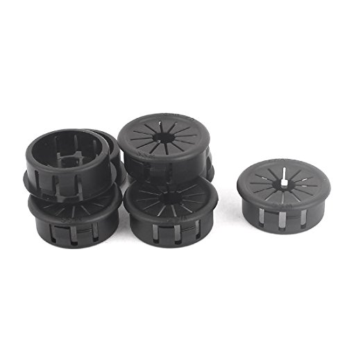 uxcell Cable Hose 25mm Mount Dia Snap in Webbed Bushing Harness Grommet 8Pcs