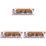 Little Debbie Oatmeal Crème Pies, 12 Individually Wrapped Sandwich Cookies, 16.2 OZ Box (Pack of 3)