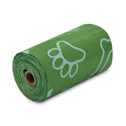 Image of Best Pet Supplies Dog Poop Bags for Waste Refuse Cleanup, Doggy Roll Replacements for Outdoor Puppy Walking and Travel, Leak Proof and Tear Resistant, Thick Plastic - Green (Unscented), 900 Bags