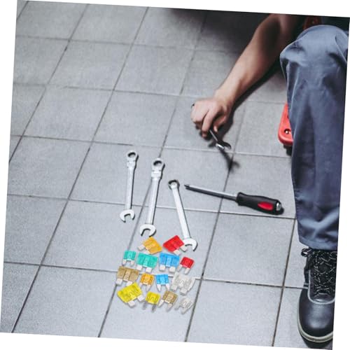 Kit de 220 fusibles para automóvil PRETYZOOM, fusibles mini de aluminio y plástico, para reemplazo automotriz miniatura 5