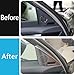 KELEIMAI Car Accessories Fit For Mazda CX50 CX-50 2023 2023 2025 2026 Interior Door Window Cover Trim Sticker Decals Speakers Audio Loud Speaker Triangle (Silver Titanium) 2PCS Stainless Steel