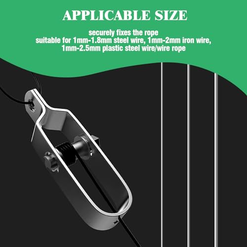 Yauhar 12Pcs Electric Fence Tightener, Heavy Duty Silver Galvanised Inline Wire Ratchet Tensioner for Tensioning Cable Farm, Fence, Home (100mm/4”) by Yauhar - Used condition - Image 5