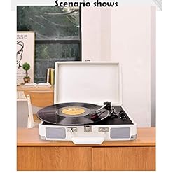 ZEDARO Tourne-Disque, Tourne-Disque Portable Bluetooth Vintage à 3 Vitesses avec Haut-parleurs intégrés, Vitesse de… - Les Beatles, Paul McCartney, John Lennon, RIngo Starr, George Harrison ZEDARO Tourne-Disque, Tourne-Disque Portable Bluetooth Vintage à 3 Vitesses avec Haut-parleurs intégrés, Vitesse de… – Image 3
