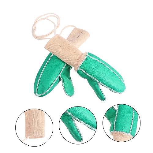 CALLARON 2 Pares De Luvas De Esqui De Pele De Carneiro Luvas De Ciclismo Luvas Infantis Para Andar D