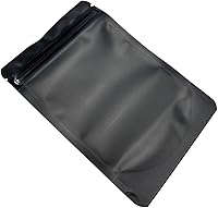 Vista 5 de FERENLI 100 bolsas resellables de Mylar de pie, bolsa de aluminio mate con cierre de papel de aluminio mate, embalaje de almacenamiento