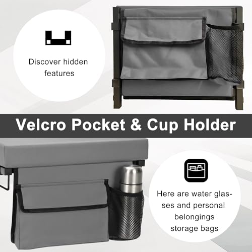 Stadium Bleachers Seats with Backs Support ＆ Detachable Cushion by YULUOO - Image 3